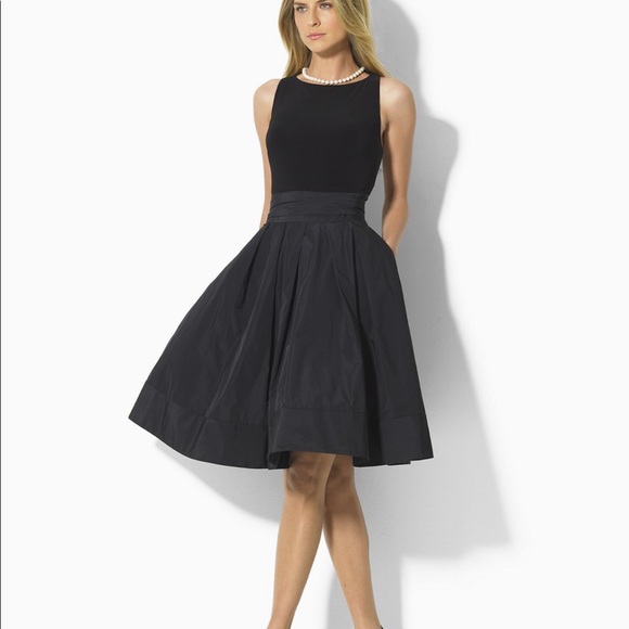 ralph lauren fit and flare dress